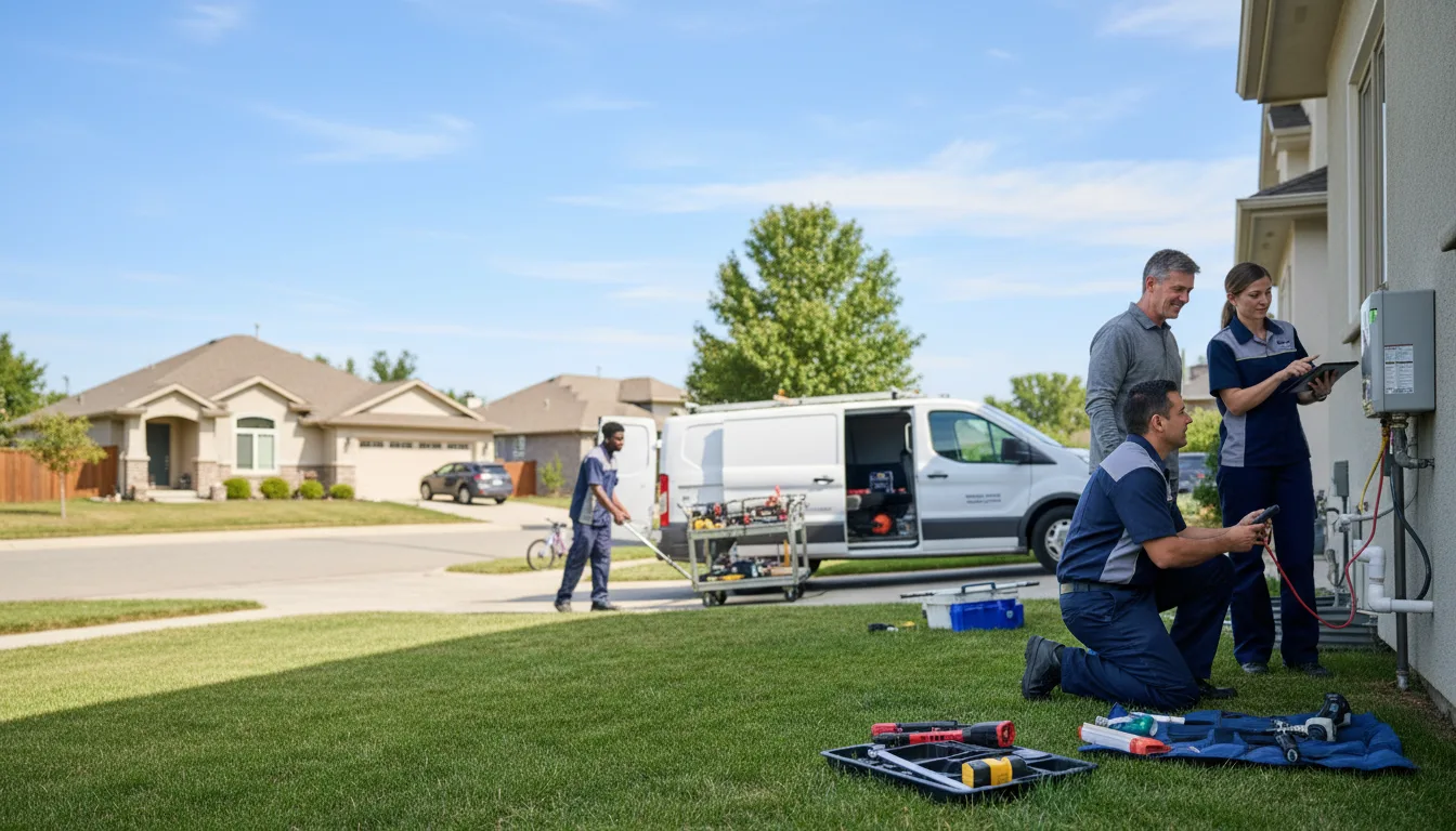 Tankless water heater service in Woolrich, PA